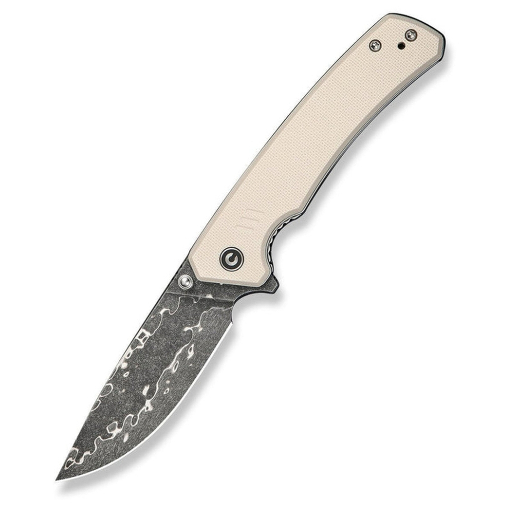 Ніж Civivi Merit, White G10, Damascus (C24012-DS1)