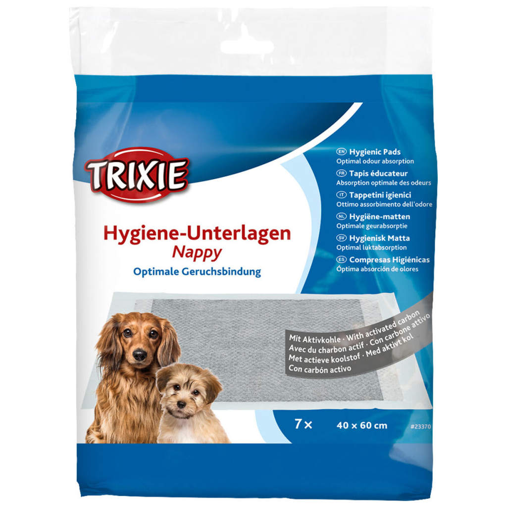 Пелюшки для собак Trixie з активованим вугіллям 40х60 см 7 шт (4011905233703)