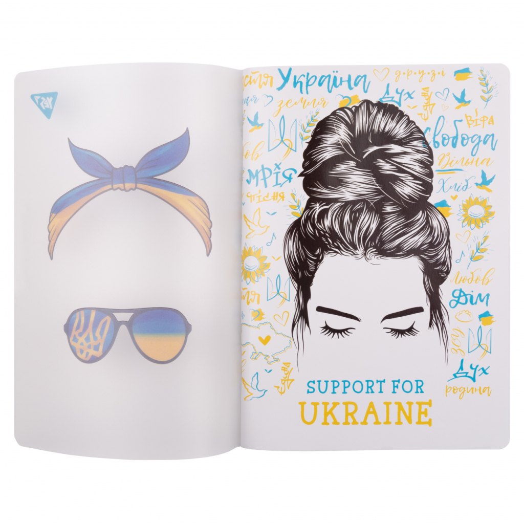 Зошит Yes А5 Freedom пластикова обкладинка 70 аркушів, клітинка (681860)