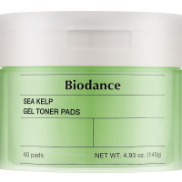Face patches Biodance Sea Kelp Gel Toner Pads 60 pcs. (8809891183678)