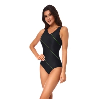 Купальник Aqua Speed Sophie 441-01 чорний, зелений 40 (5908217624482)
