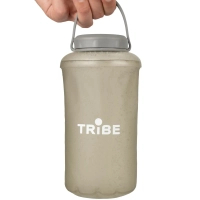 Water bottle Tribe Soft Bottle 1 l TPU soft gray (T-FE-0023-grey)