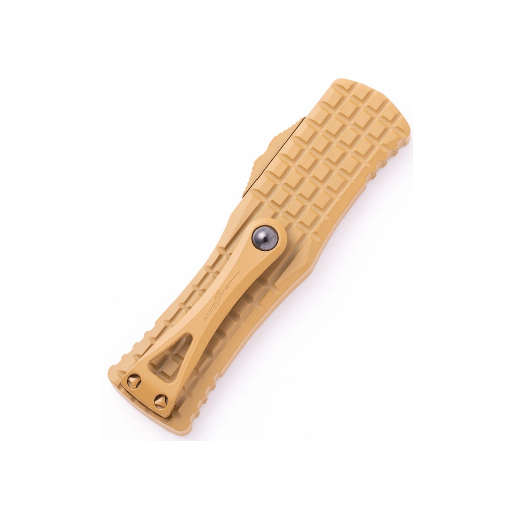 Ніж Microtech Hera D/E OTF signature, frag, cerakote, RAL-8000 (702-1FRCRAS) Ніж Microtech Hera D/E OTF signature, frag, cerakote, RAL-8000 (702-1FRCRAS)