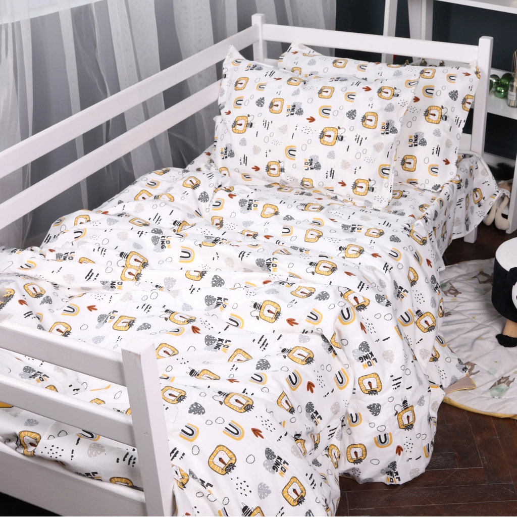 Постільна білизна MirSon 014 Lion Фланель 160x220 Полуторний Євро (2200009655067)