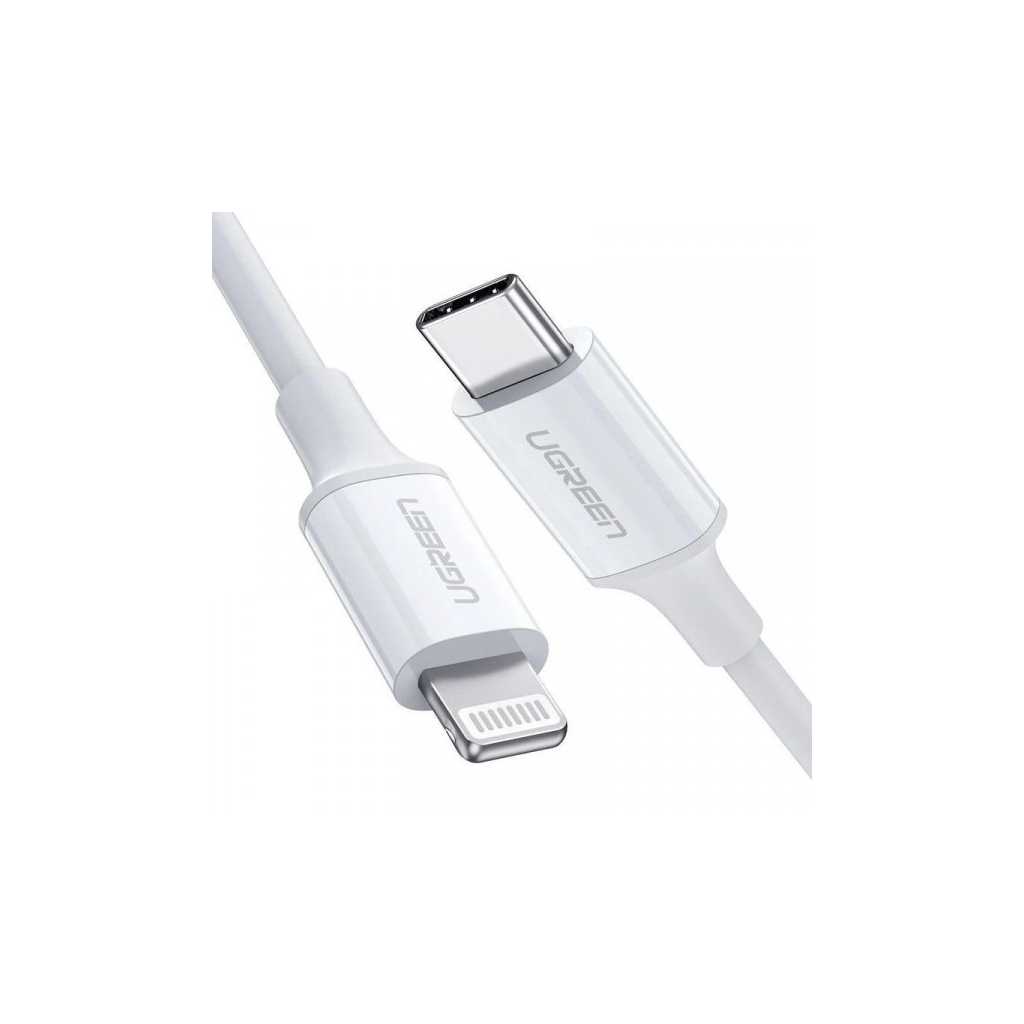 Дата кабель USB-C to Lightning 1.0m 3A US171 white UGREEN (10493) Дата кабель USB-C to Lightning 1.0m 3A US171 white UGREEN (10493)