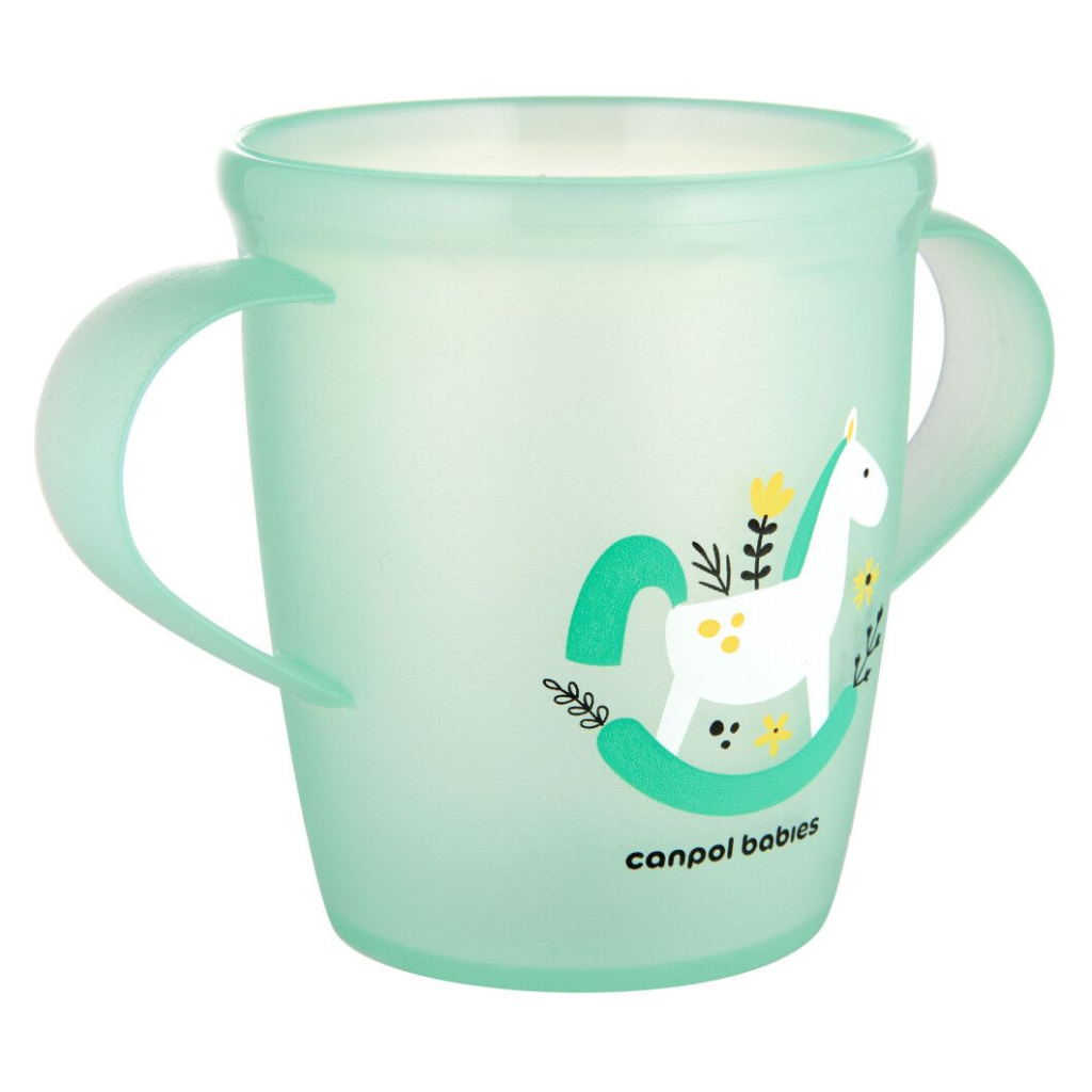 Набір дитячого посуду Canpol babies TOYS кружка з ручками 250 мл, зелена (2/101_gre)