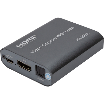 Пристрій захоплення відео PowerPlant HDVC7 HDMI USB2.0 4k/60hz (CA914173)