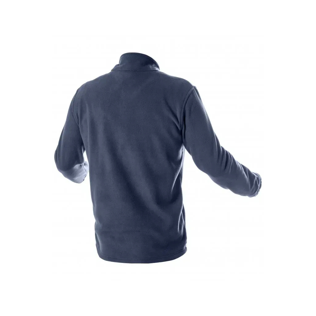 Кофта робоча Hoegert PASADER HT5K383-L 100% поліестер темно-синя, L (52) (HT5K383-L)
