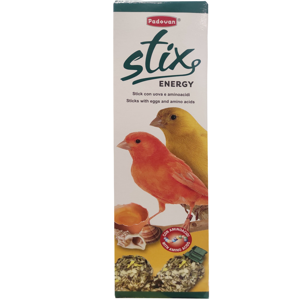 Ласощі для птахів Padovan Stix Energy для канарок 80 г (8001254001425)