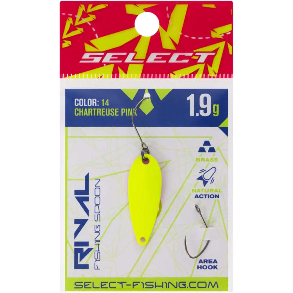 Блешня Select Rival 1.9g 30mm 14 Chartreuse Pink (1870.79.93) Блешня Select Rival 1.9g 30mm 14 Chartreuse Pink (1870.79.93)