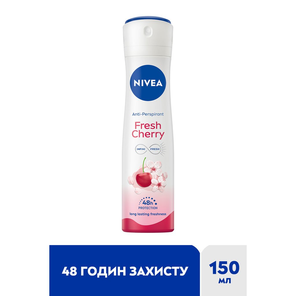 Антиперспірант Nivea Fresh Cherry Anti-Perspirant 150 мл (4006000009124)