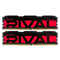 Computer memory module DDR4 32GB (2x16GB) 3200 MHz Rival Radiant Red Goodram (GGRRD4-32L16A/32GDC)