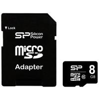 Карта пам'яті Silicon Power 8Gb microSDHC class 10 (SP008GBSTH010V10-SP)