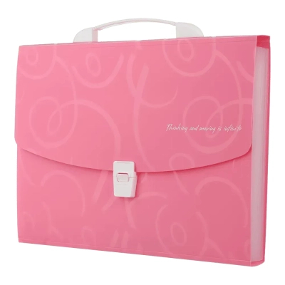 Папка - портфель Buromax A4/35мм, BAROCCO, pink (BM.3719-10) Папка - портфель Buromax A4/35мм, BAROCCO, pink (BM.3719-10)