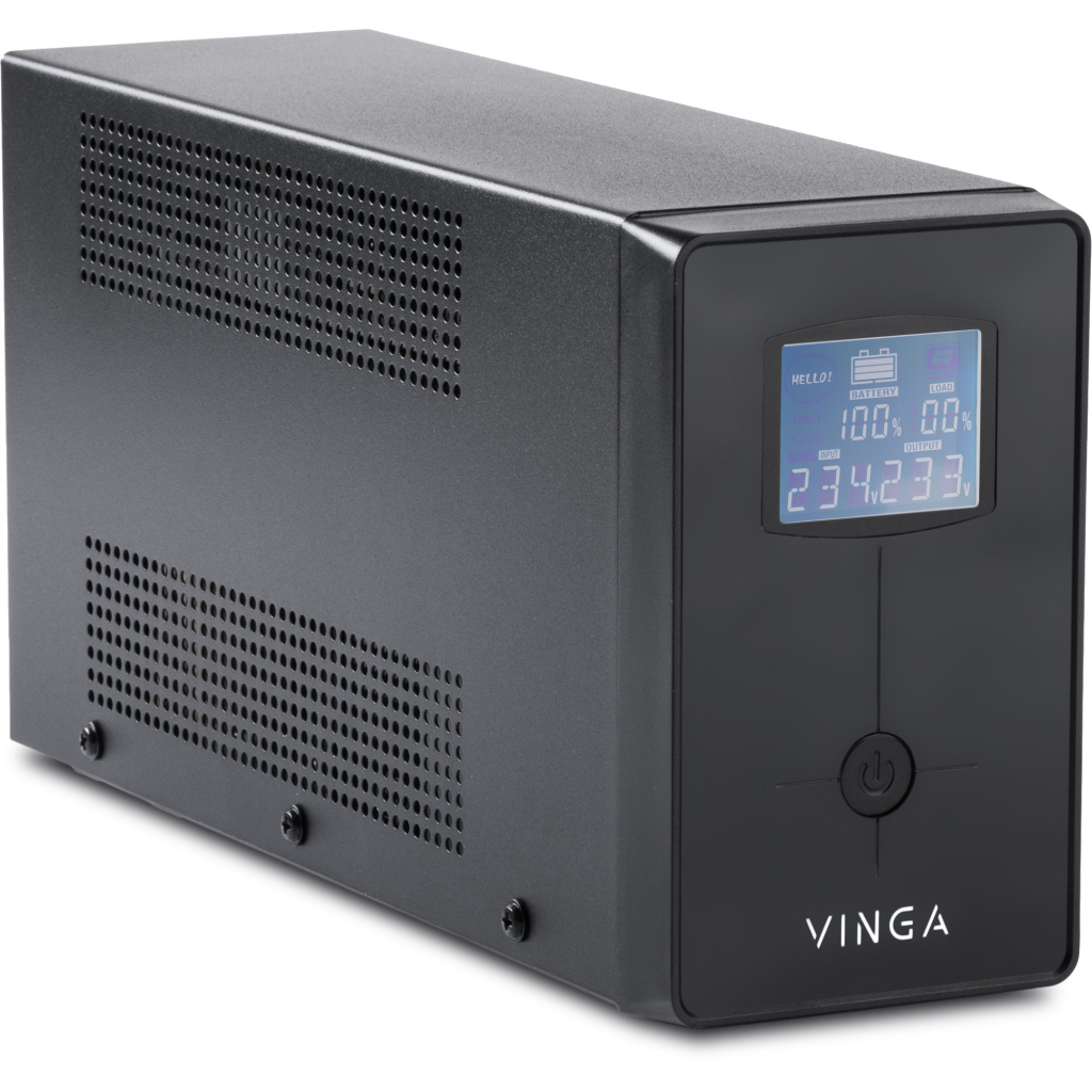 фото Резервний UPS Vinga LCD 1500VA metal case (VPC-1500M) 1