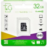 Карта пам'яті T&G 32GB microSDHC class 10 UHS-I U3 (TG-32GBSD10U3-00)