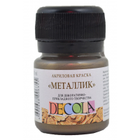 Acrylic paints Nevskaya palette Decola acrylic 20 ml antique gold (352596)