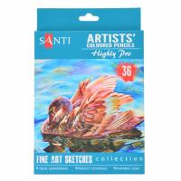 Colored pencils Santi Highly Pro 36 pcs (742393)