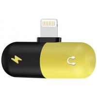 Перехідник Lightning to Lightning + 3.5mm XoKo (AC-300-BKYL)