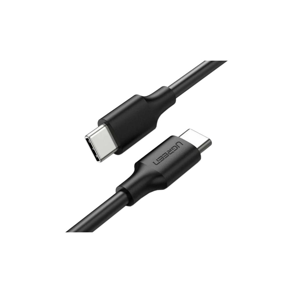 Дата кабель USB-C to USB-C 1.0m US323 Both Angled 3A (Gray\Black) Ugreen (70529)