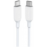 Дата кабель USB-C to USB-C 0.9m PowerLine III White Anker (A8852H21)