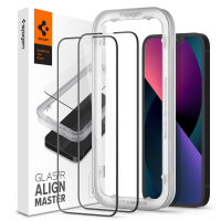 Скло захисне Spigen Apple Iphone 13 /13 Pro tR Align Master FC Black (2 Pack) (AGL03387)
