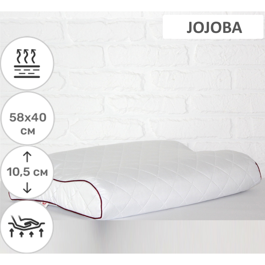 Подушка MirSon ортопедична 6042 Steep Line Jojo Aero 58х40х10.5 (2200003261653) Подушка MirSon ортопедична 6042 Steep Line Jojo Aero 58х40х10.5 (2200003261653)