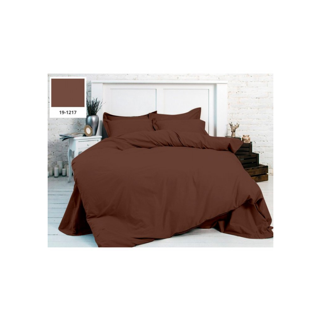 Постільна білизна MirSon Бязь Premium Chocolate Perla 143х210х2 (2200000950857)