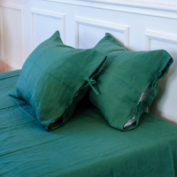 Pillowcase MirSon Natural Linen 40x40 Green Apple (2200005371800)