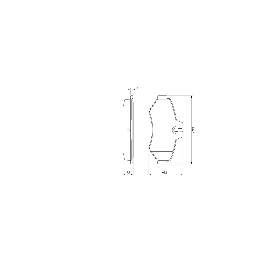 Гальмівні колодки Bosch 0 986 424 516 Гальмівні колодки Bosch 0 986 424 516
