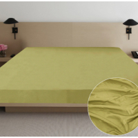 Sheet Yaroslav satin 05 olive 145x215 (39595)