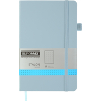 Notebook Buromax Etalon 125x195 mm 96 sheets per dot artificial leather cover Blue (BM.291360-14)