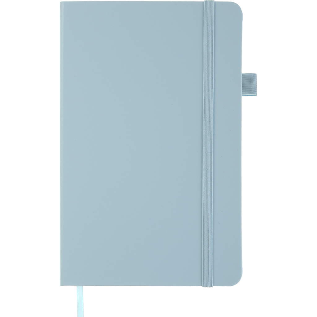 Книга записна Buromax Etalon 125x195 мм 96 аркушів в точку обкладинка зі штучної шкіри Блакитна (BM.291360-14)