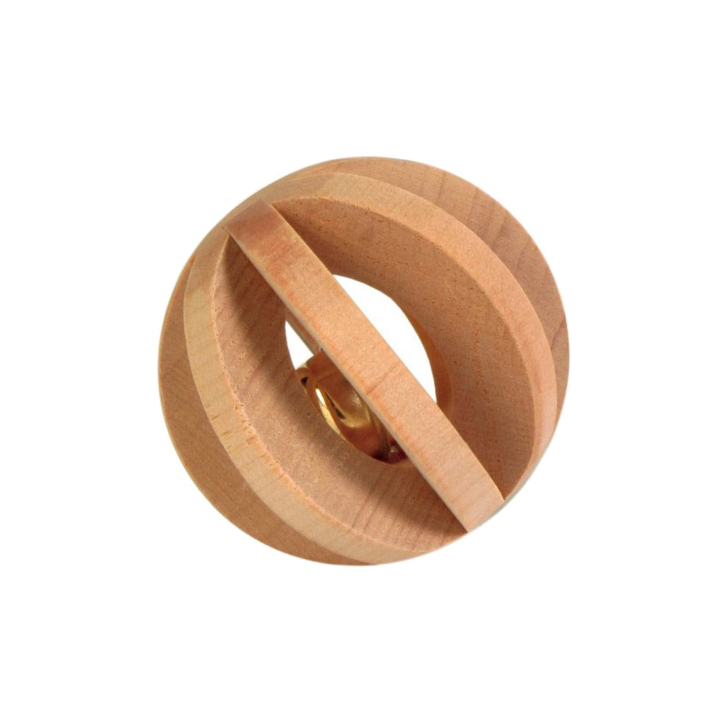 Іграшка для гризунів Trixie Кулька з дзвінком 6 см бежева (4011905061870)