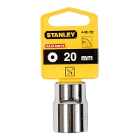 Stanley socket head 1/2" x 20mm, dodecagon profile, metric (4-88-792)