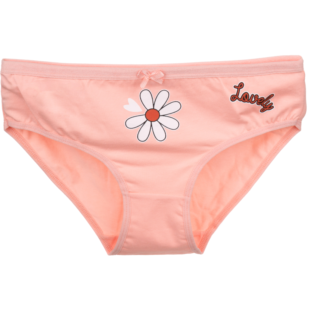 Труси дитячі BiyoKids з квіточкою (3266-164G-peach)