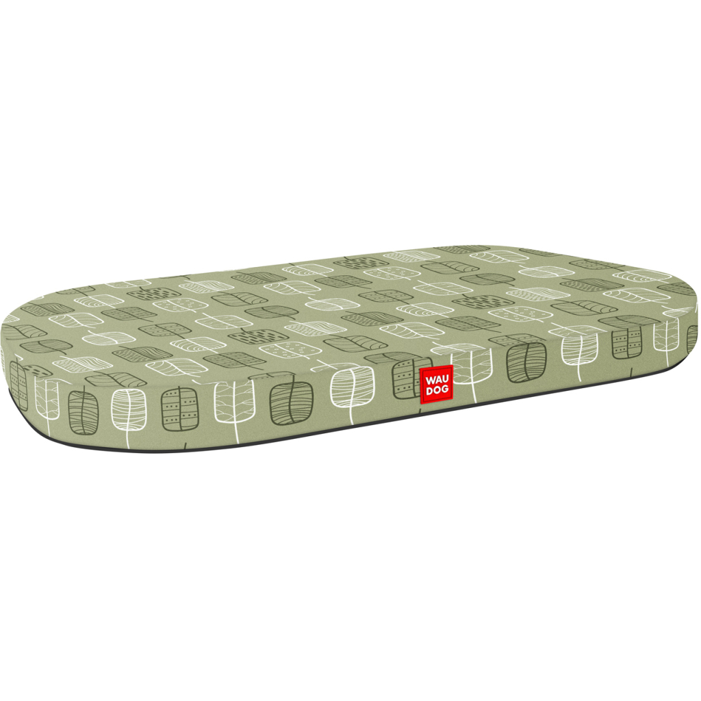 Чохол на матраци для тварин WAUDOG Relax Зелене листя М 80х55 см (1309-0108)
