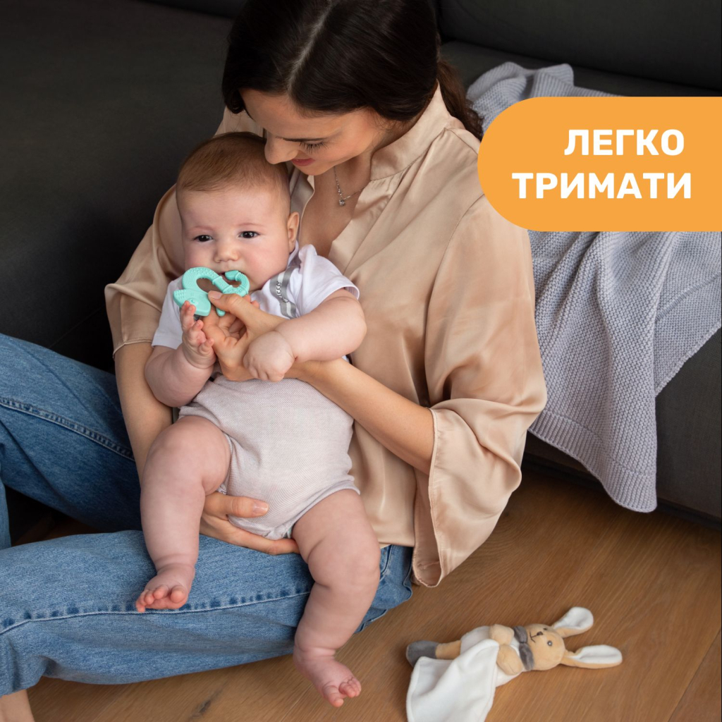 Прорізувач Chicco Ігуана блакитний (28110.20) Прорізувач Chicco Ігуана блакитний (28110.20)