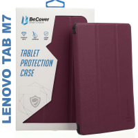 Чохол до планшета BeCover Smart Case Lenovo Tab M7 TB-7305 / M7 (3rd gen) TB-7306 Red Wine (705977)