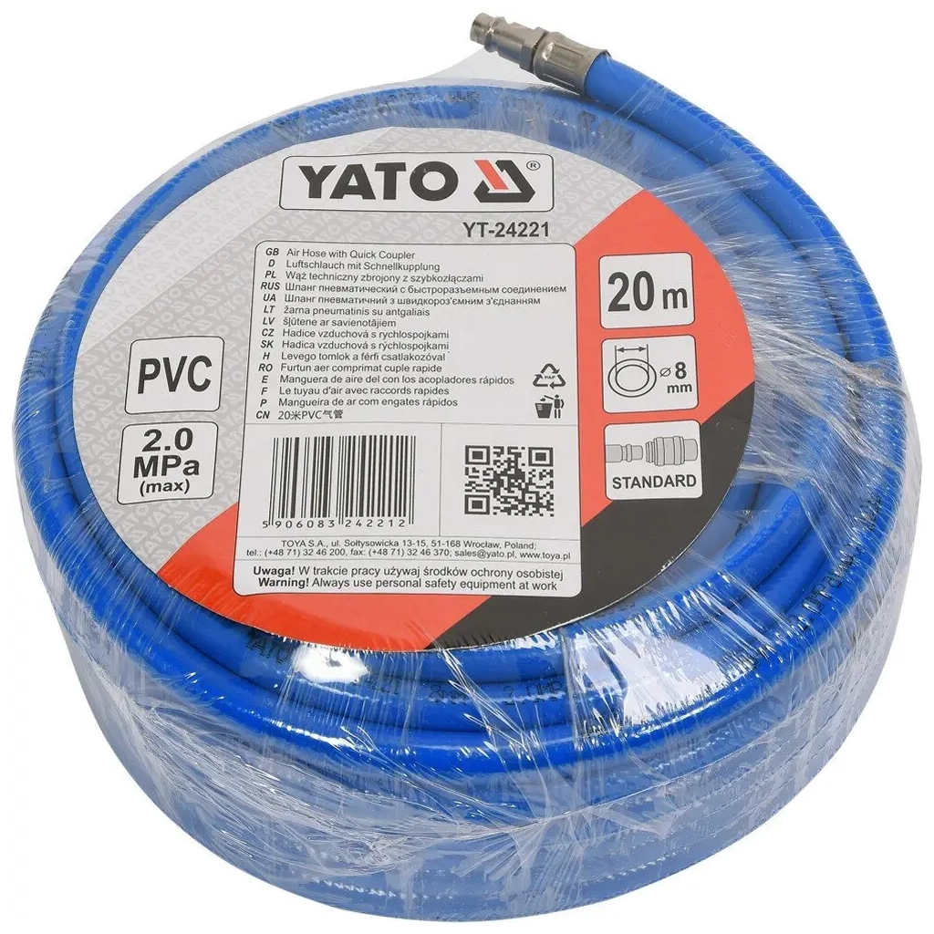 Пневматичний шланг Yato YT-24221
