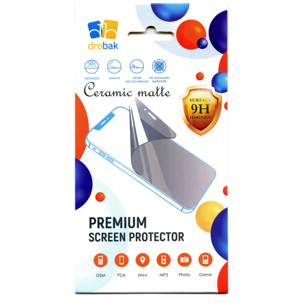 Скло захисне Drobak Matte Ceramics Apple iPhone 14 (535324) (535324)