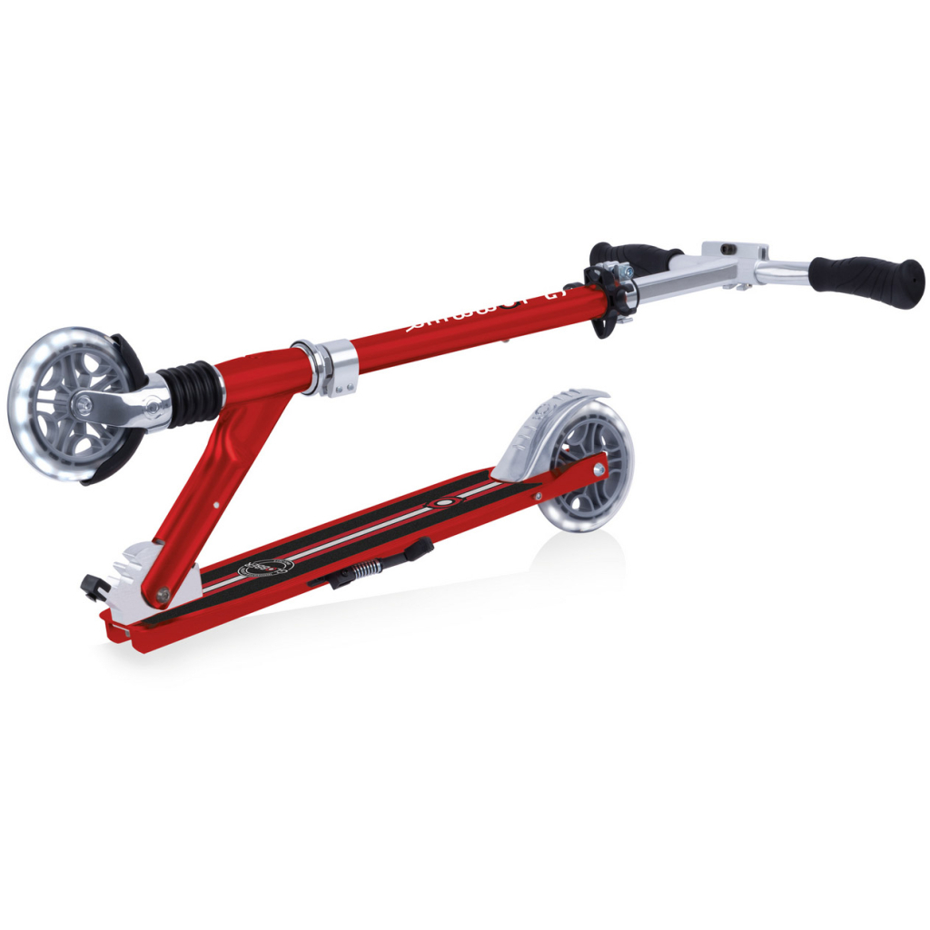 Самокат Globber Flow Element Comfort Lights колеса з підсвічуванням Червоний (727-102)