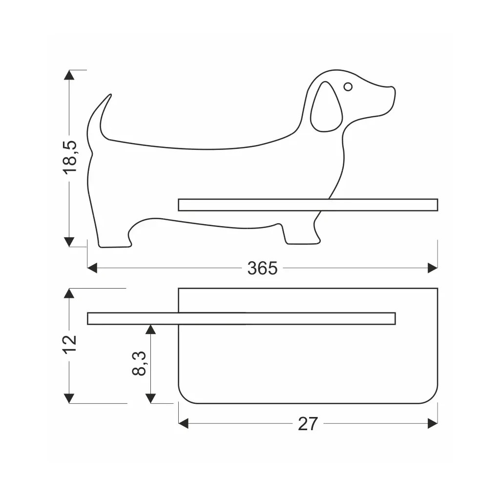 Світильник Candellux DOG (21-01047)