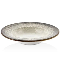 By Bone Tinta Spazio pasta plate with a straight edge 28 cm (TN-SZ-GT-28-CK)