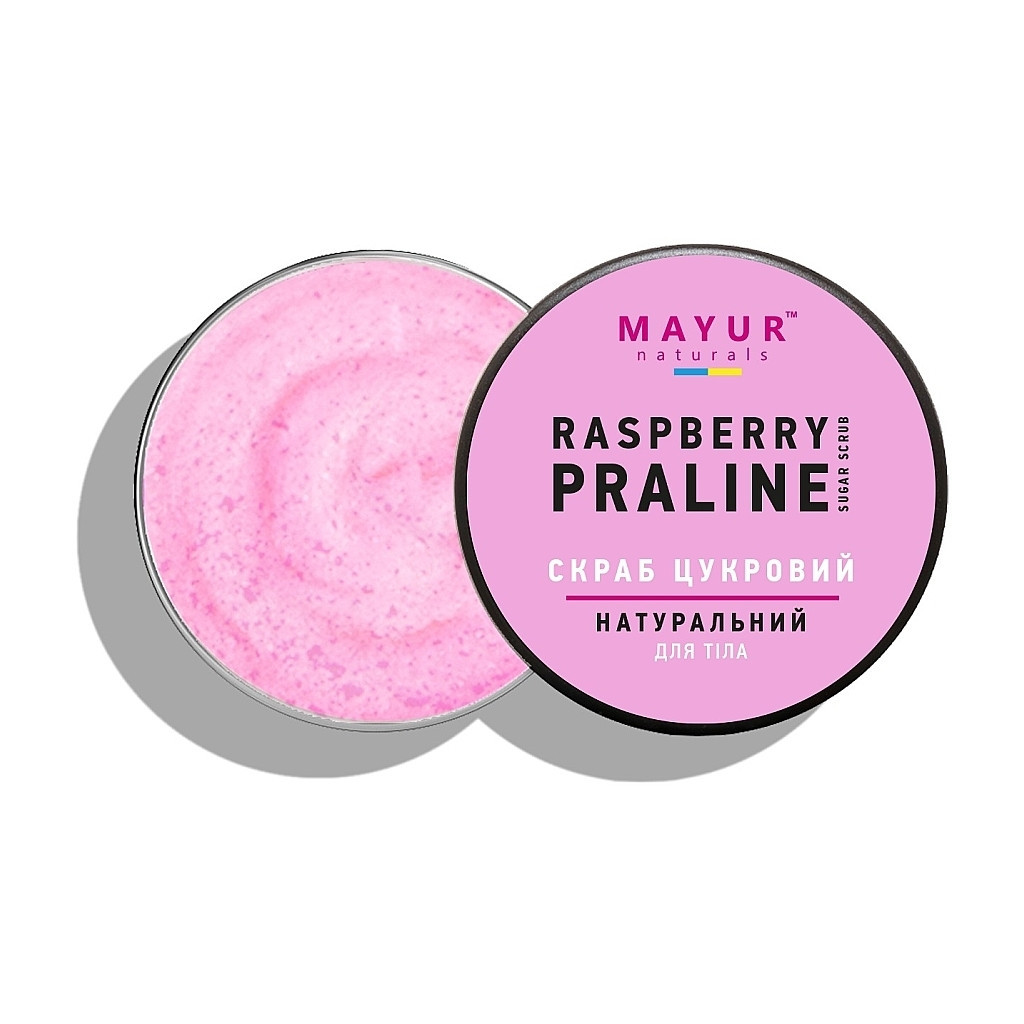 Скраб для тіла Mayur Цукровий Малинове праліне 250 мл (4820230953800)
