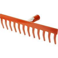 Grad rake straight 12 teeth 290x83mm welded attachment (29348)