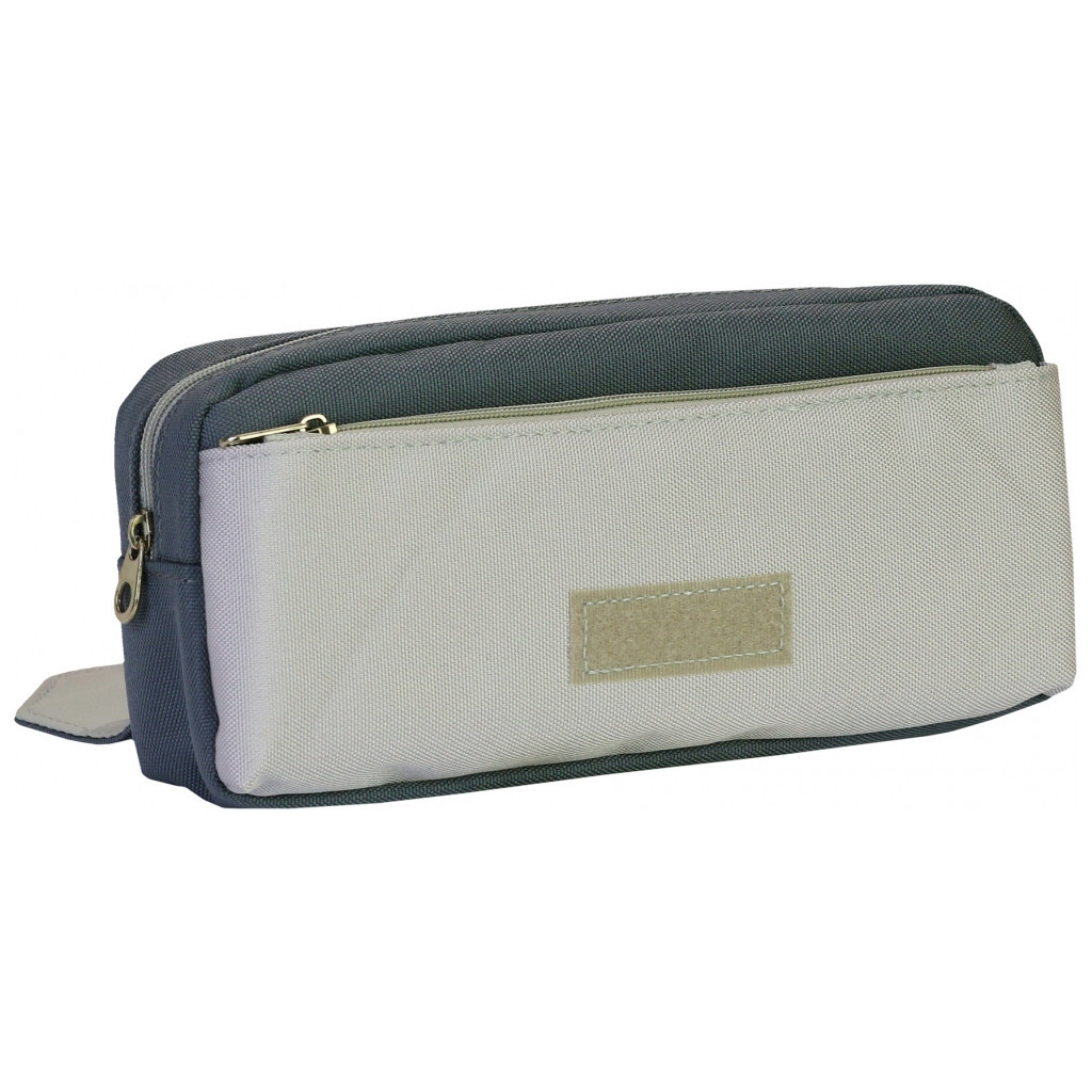 Пенал Cool For School 2 відділення з кишенею Сірий (CF6920-grey) Пенал Cool For School 2 відділення з кишенею Сірий (CF6920-grey)