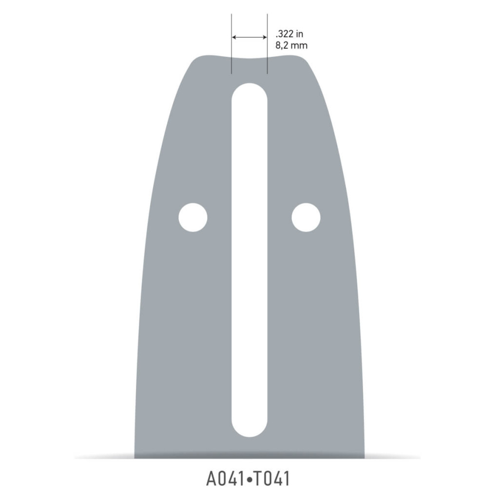 Шина для ланцюгової пили Oregon 3/8'', 1.1 мм, довжина 12''/30 см (124MLEA041)
