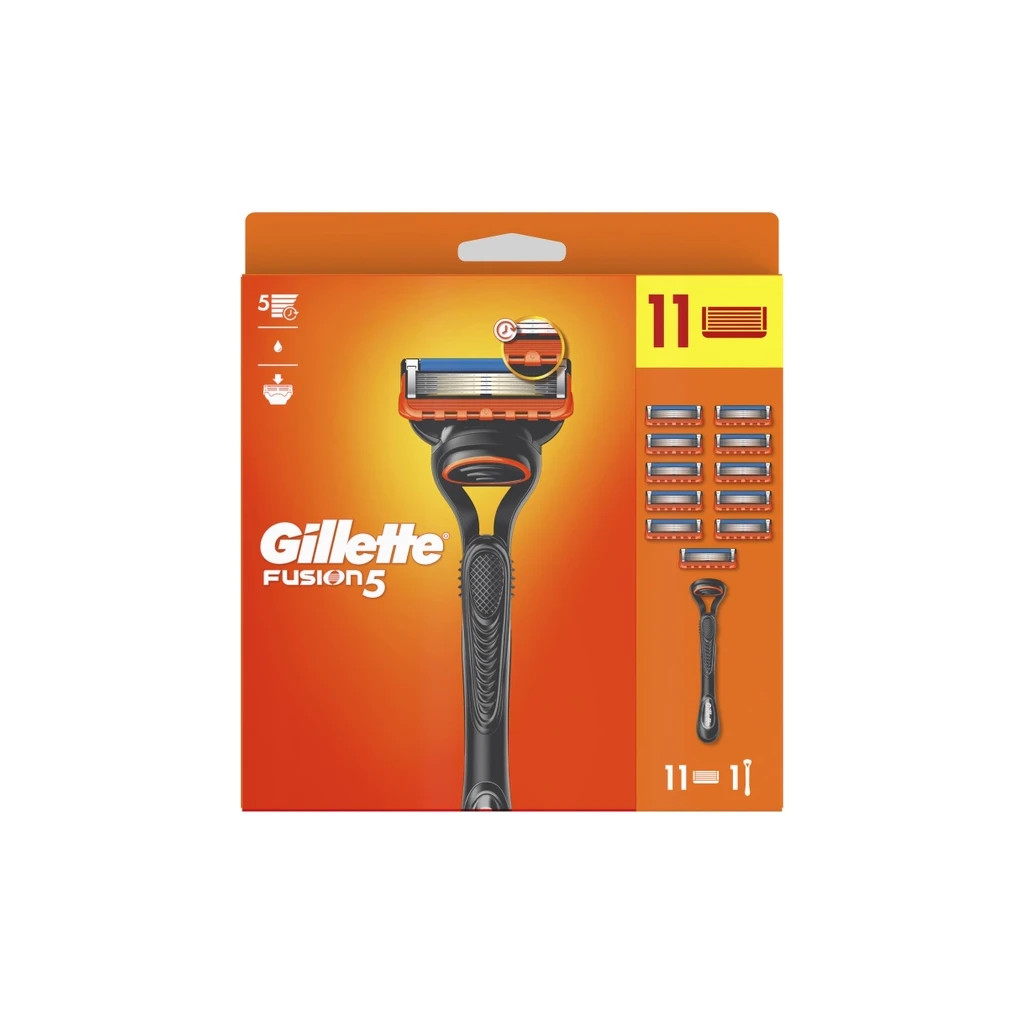Бритва Gillette Fusion5 з 11 змінними картриджами (7702018425761)