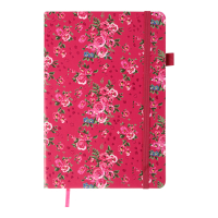 Notebook Buromax CHERIE A5 96 sheets line, crimson (BM.295205-29)